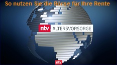 n-tv Interview mit Wolfgang Sander - Wie sie die Börse für ihre Rente nutzen